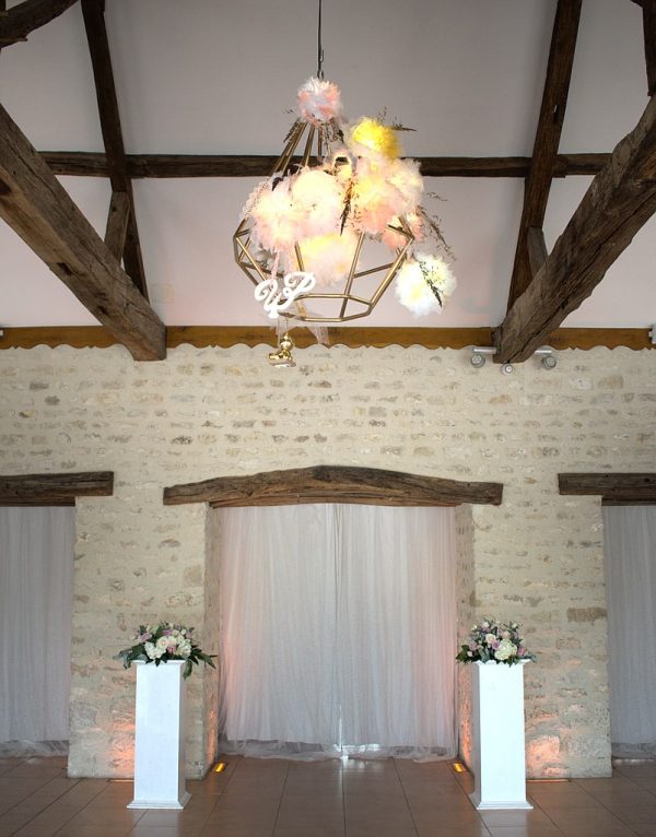 Lustre bouquet lumineux diamant